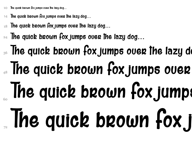 Mr Sunshine font waterfall